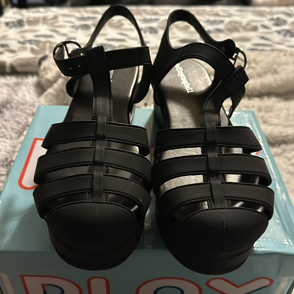 Jeffrey Campbell jelly platforms